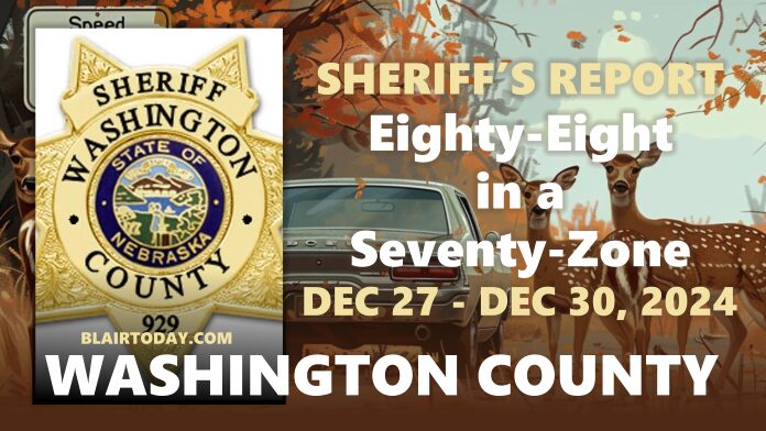 Washington County Nebraska Sheriff's Report Washington County Nebraska Sheriff's Report