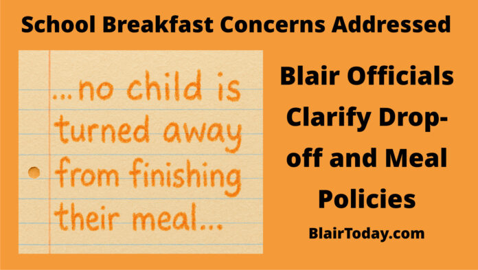 Blair, Nebraska Schools Breakfast