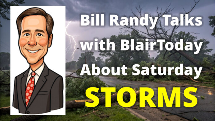 Bill Randy, KETV Chief Meteorologist on Blair Storms